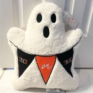Ghost Pillow Sherpa Trick or Treat